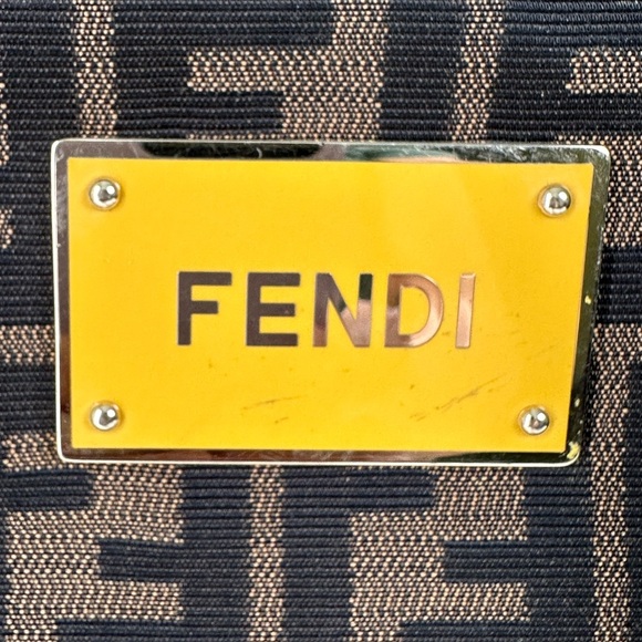 💯Authentic Fendi Roll tote Zucca Canvas Handbag🍀 - Picture 9 of 17